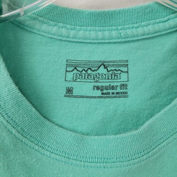 PATAGONIA mens P-6 logo Responsibili-tee shirt - Picture 5 of 10